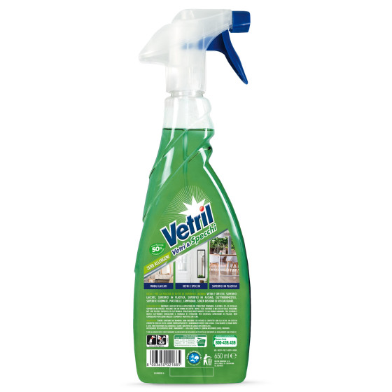 Vetri E Specchi Detergente Spray Zero Allergeni Vetril